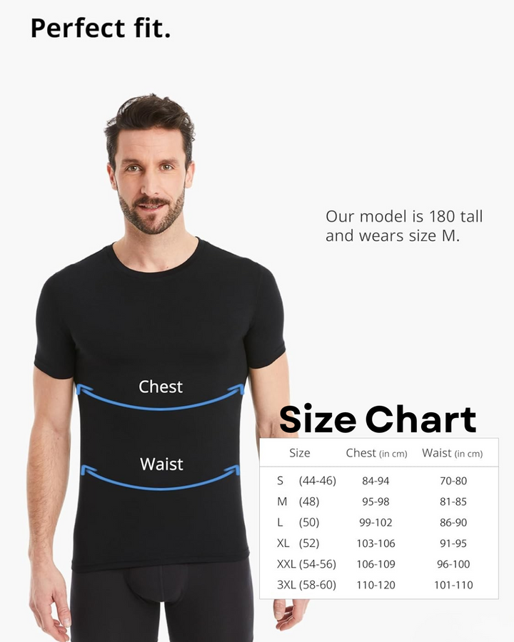 Ben Undershirt with Crew Neck – Short Sleeve T-Shirt