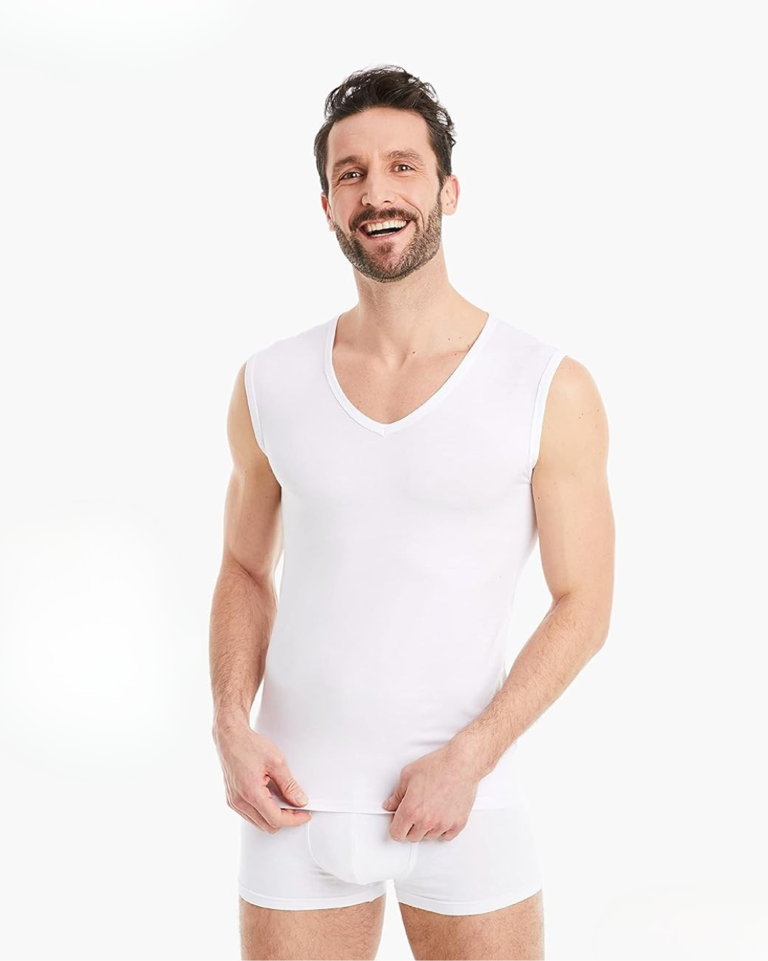 Martin Undershirt with V-Neck – Sleeveless Vest