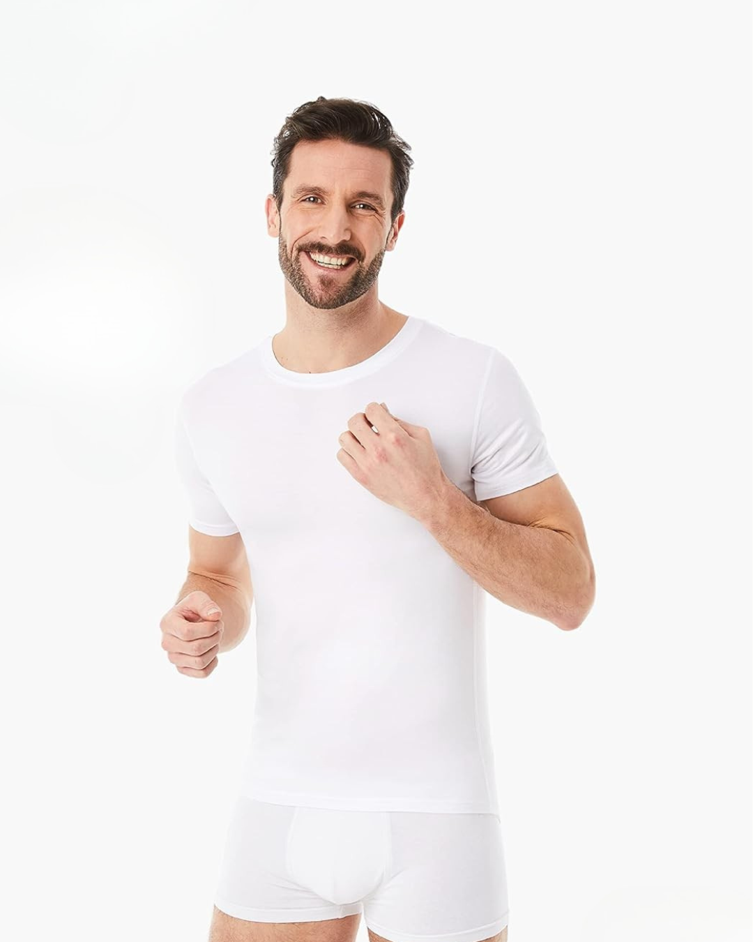 Ben Undershirt with Crew Neck – Short Sleeve T-Shirt