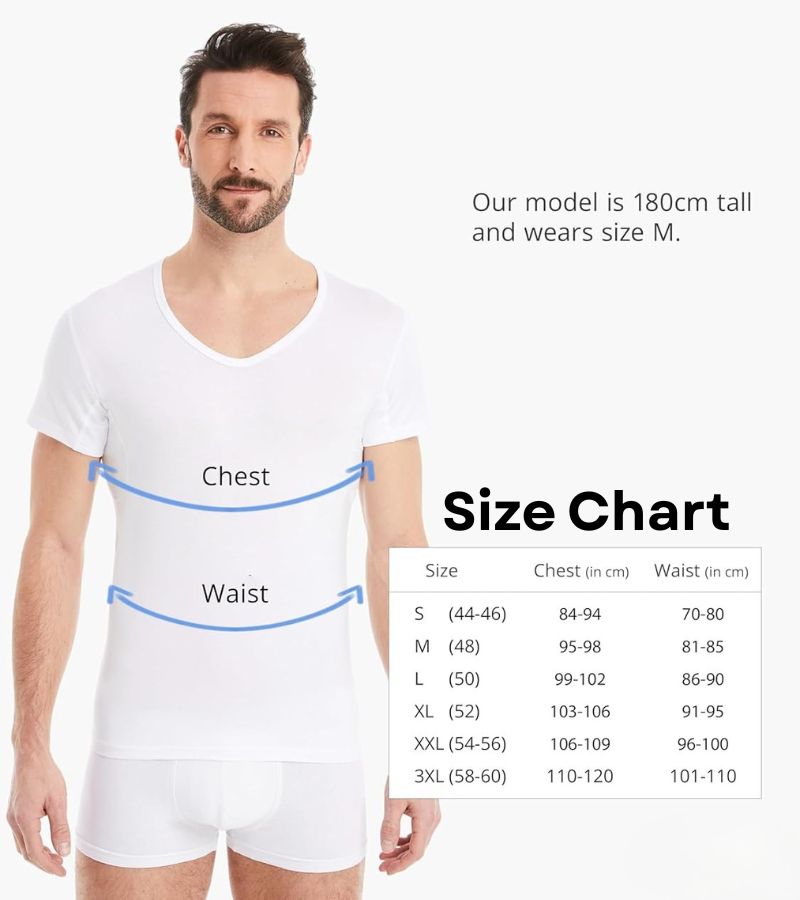 Kenn Anti-Sweat Men's V-Neck Shirt