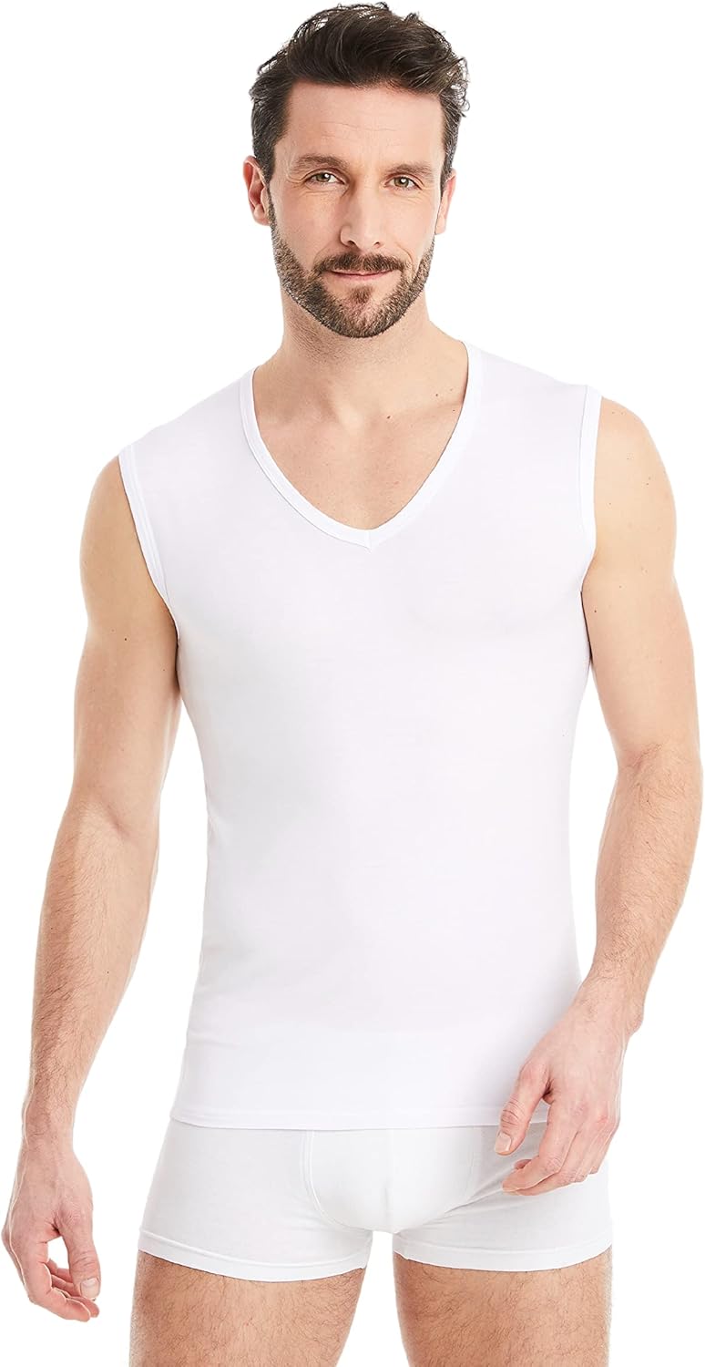Martin Undershirt with V-Neck – Sleeveless Vest