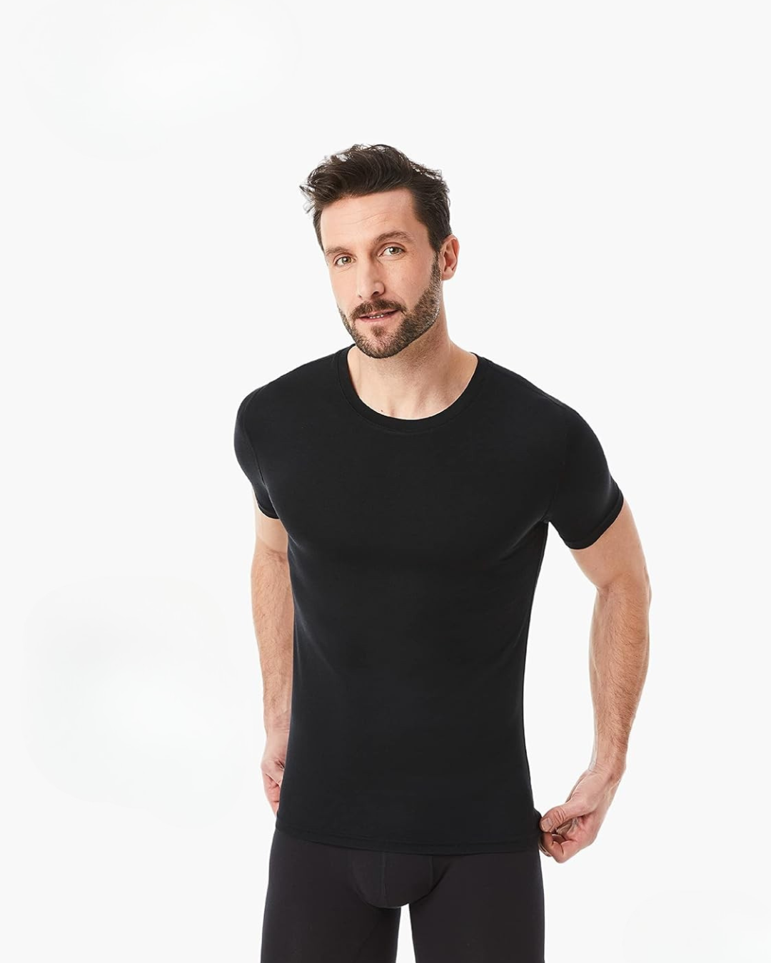 Ben Undershirt with Crew Neck – Short Sleeve T-Shirt