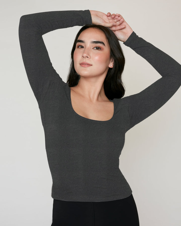 The Long Sleeve Square Neck