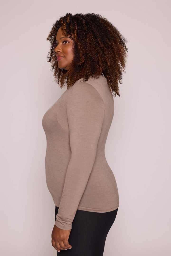 The Merino Wool Long-Sleeve Crewneck Undershirt