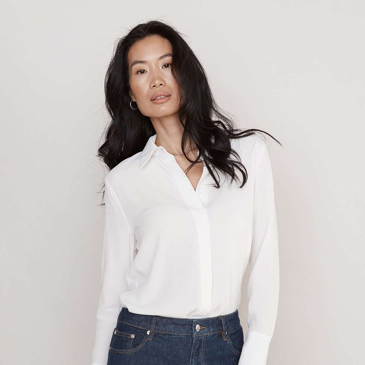 The Simone Button-Up Blouse