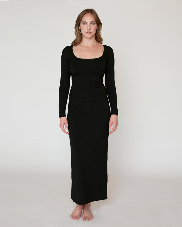 The Long Sleeve Square Neck Dress