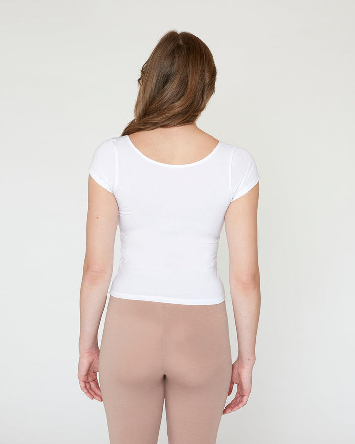 The Square Neck Cap Sleeve Undershirt