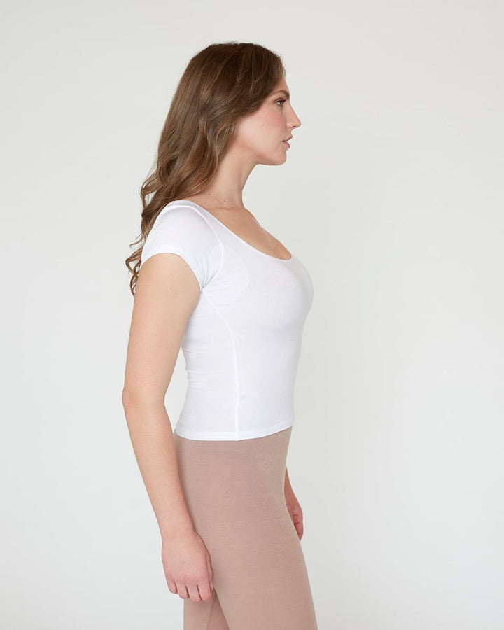 The Square Neck Cap Sleeve Undershirt
