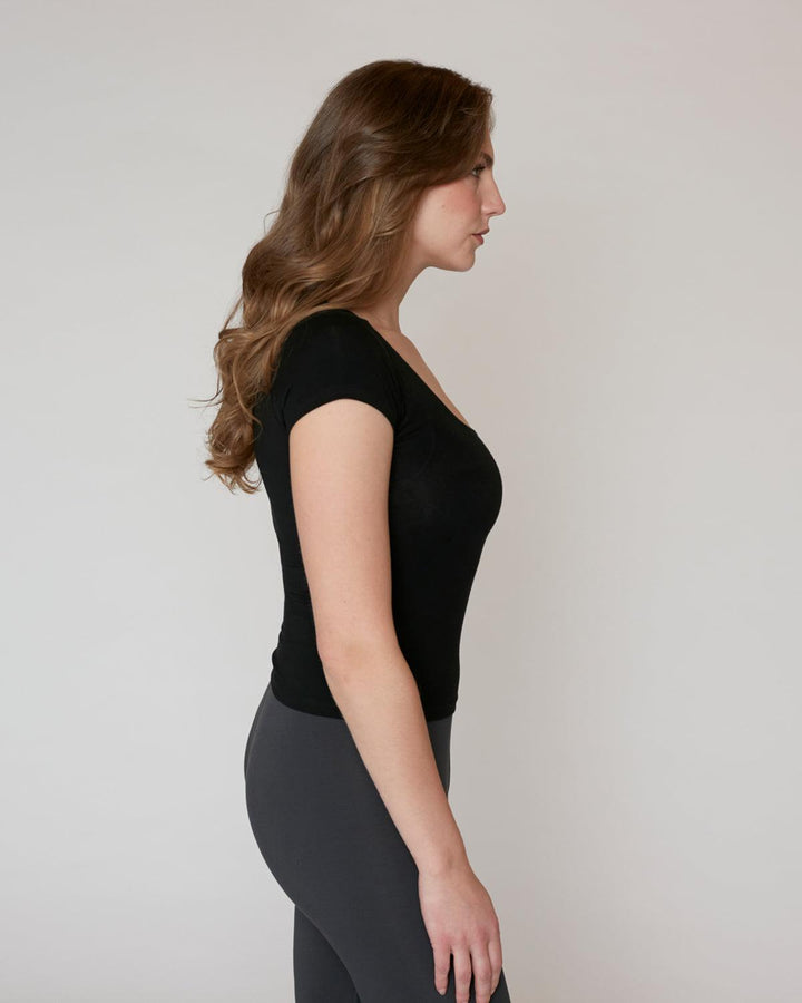 The Square Neck Cap Sleeve Undershirt
