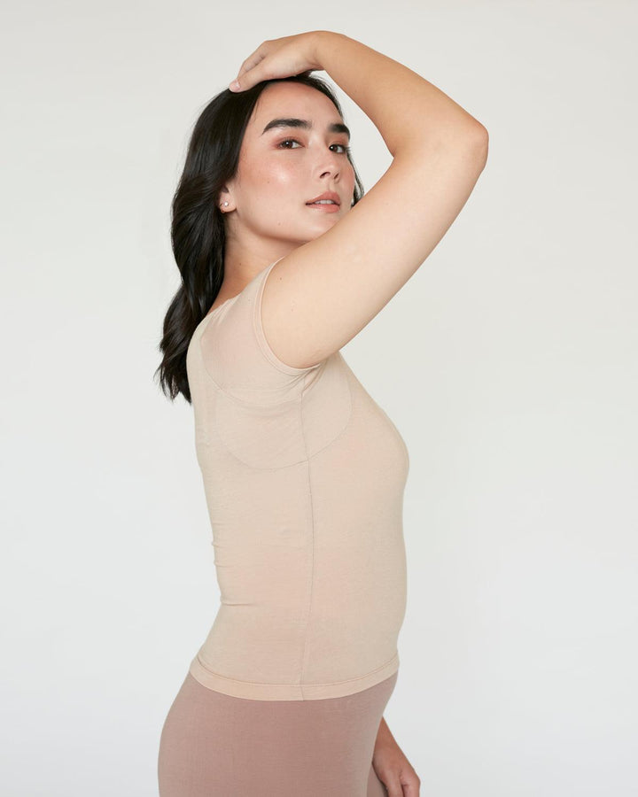 The Square Neck Cap Sleeve Undershirt