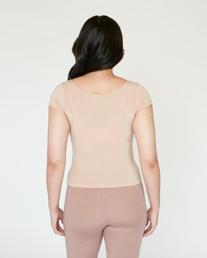 The Square Neck Cap Sleeve Undershirt